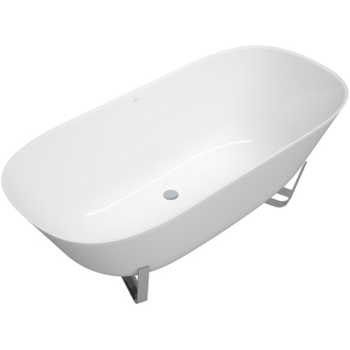 Ванна квариловая Villeroy & Boch Antheus 155х75 см белая Alpine White, квариловые - фото 2