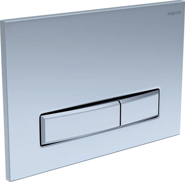 Клавиша смыва Акватек никель - фото 2