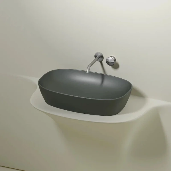 Раковина Ceramica Nova Element 60 см антрацит, из санфарфора - фото 7