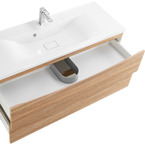 Тумба под раковину подвесная BelBagno Marino 120 см rovere bianco, светло-коричневая - фото 7