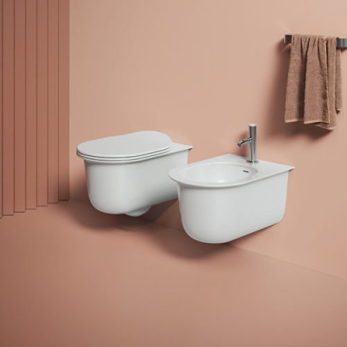 Унитаз подвесной ArtCeram Chic белый глянец - фото 2