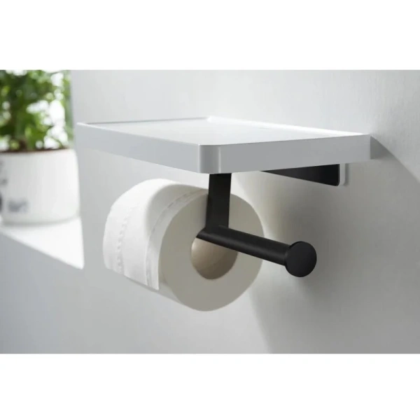 Бумагодержатель Акватек Европа черный матовый - фото 4