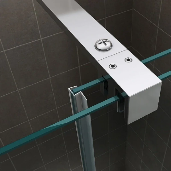 Душевая дверь в нишу Abber Komfort 120 см стекло прозрачное - фото 4