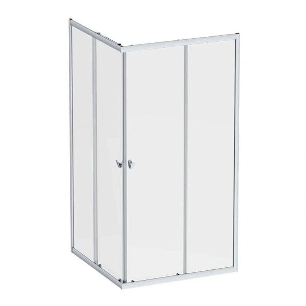 Душевой уголок Am.Pm Sunny 100x100 см хром матовый - фото 1