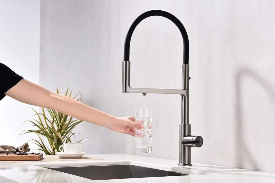 Смеситель для питьевой воды Paulmark Tornado беретта, современные, hi-tech - фото 3
