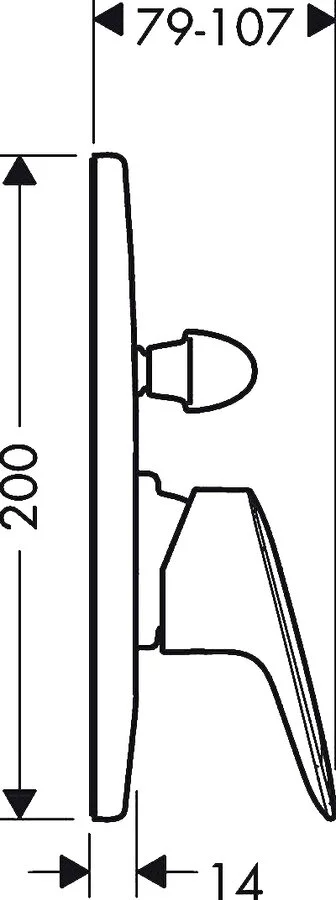 Смеситель для душа Hansgrohe Logis 71406000 - фото 2