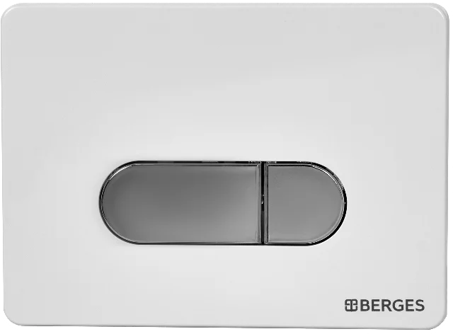 Унитаз с инсталляцией BERGES Okus кнопка белая/хром, нет в наличии index_2 - фото 9