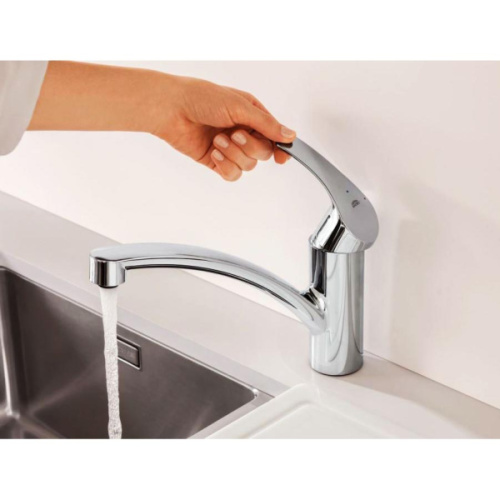 Смеситель для кухни Grohe Eurosmart New 30260002, с поворотным изливом - фото 7