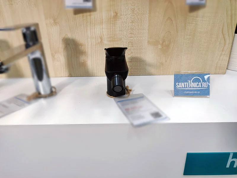 Смеситель для биде Hansgrohe Vivenis черный матовый, на биде - фото 6