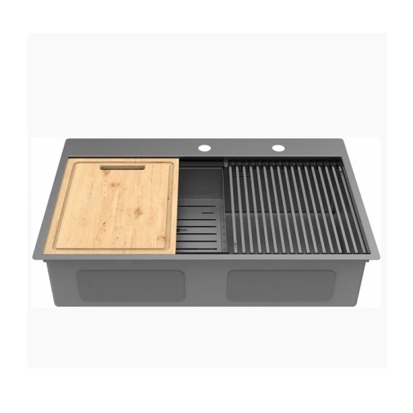 Мойка для кухни Lemark Iordana 78 см графит index_1 - фото 9