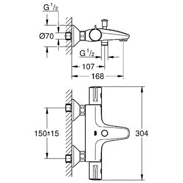 Комплект смесителей с душем Grohe Eurosmart 124422 - фото 4