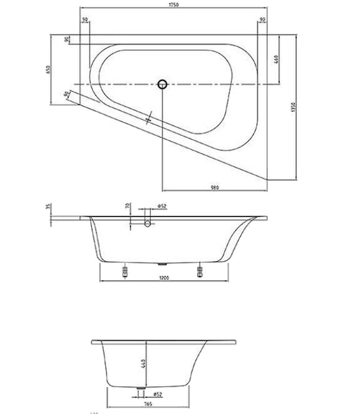 Акриловая ванна Villeroy & Boch Loop&Friends UBA175LFO9 - фото 3