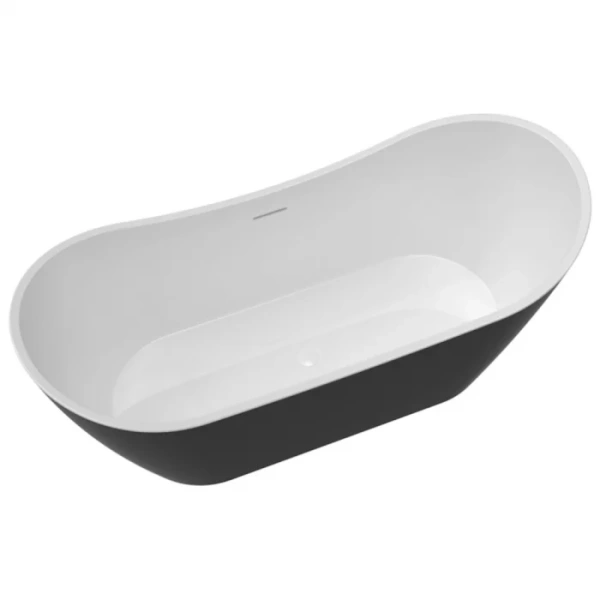 Ванна акриловая Delice Provanse 170х80 см черная матовая - фото 3