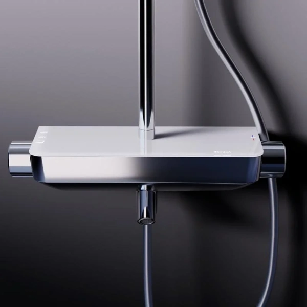 Душевая стойка Damixa Scandinavian Pure 936760 с термостатом, с термостатом - фото 6