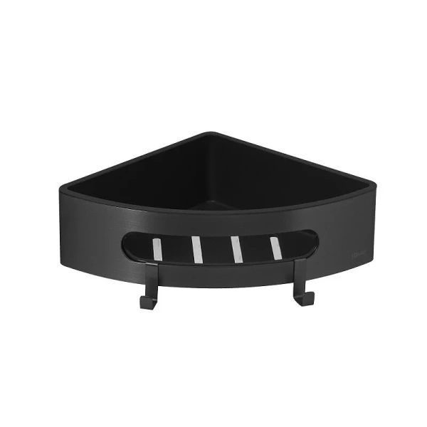 Полочка для ванной Lemark Shelf Line черная - фото 1