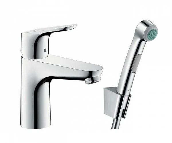 Смеситель с гигиеническим душем Hansgrohe Focus хром - фото 1