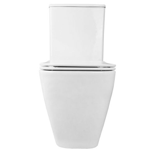 Унитаз компакт Azario Avero безободковый, с горизонтальным, прямым выпуском, с прямым выпуском - фото 7