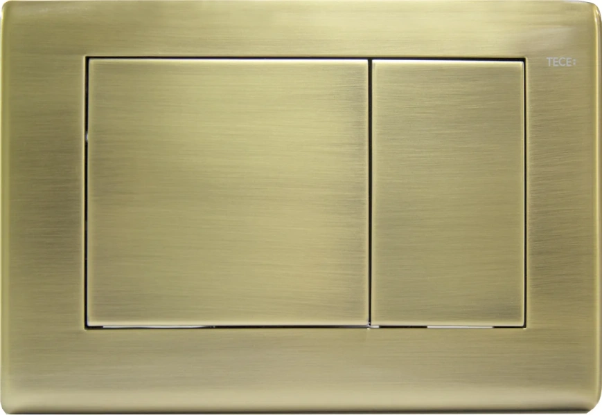 Клавиша смыва Tece TECEplanus состаренная латунь - фото 1
