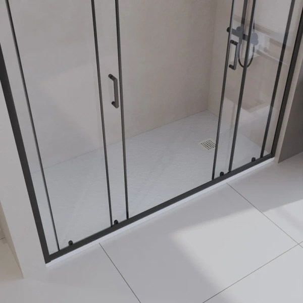 Душевой поддон BelBagno Uno 170х70 см накладка белая матовая - фото 2