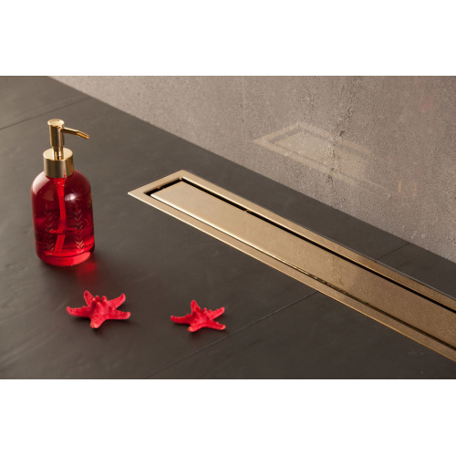 Линейный трап, цвет позолота 24К, двухсторонний, Pestan Confluo Premium Line 650 Gold, по запросу - фото 6