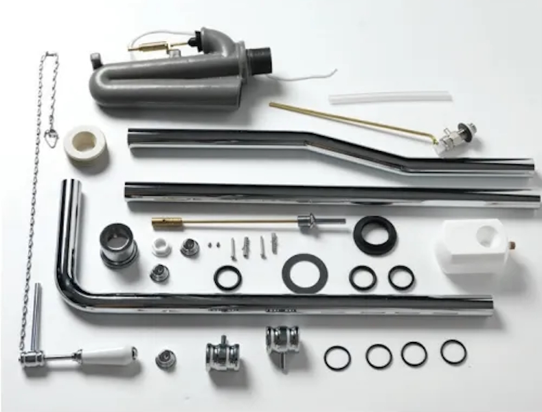 Механизм слива с высокой трубой ArtCeram Hermitage золото - фото 9