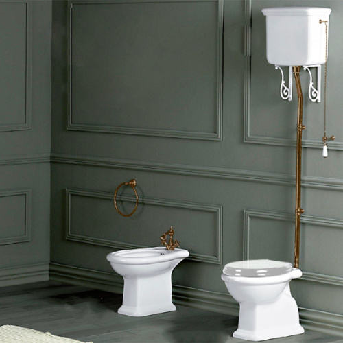 Унитаз напольный Simas Lante вертикальный слив, белый, с вертикальным выпуском в пол - фото 7