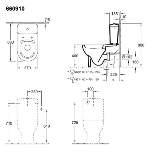 Унитаз Villeroy&Boch Subway 660910 - фото 3