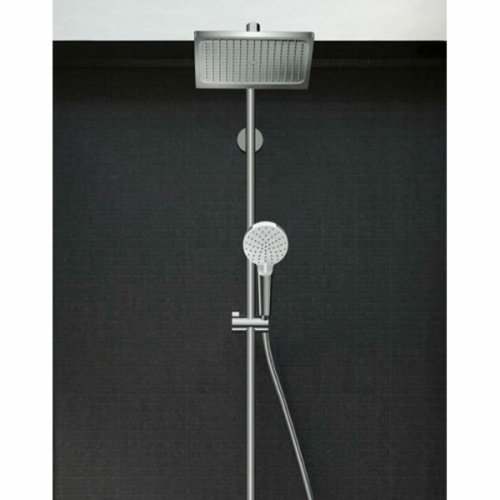 Душевая стойка Hansgrohe Crometta E с однорычажным смесителем, рычажные - фото 6