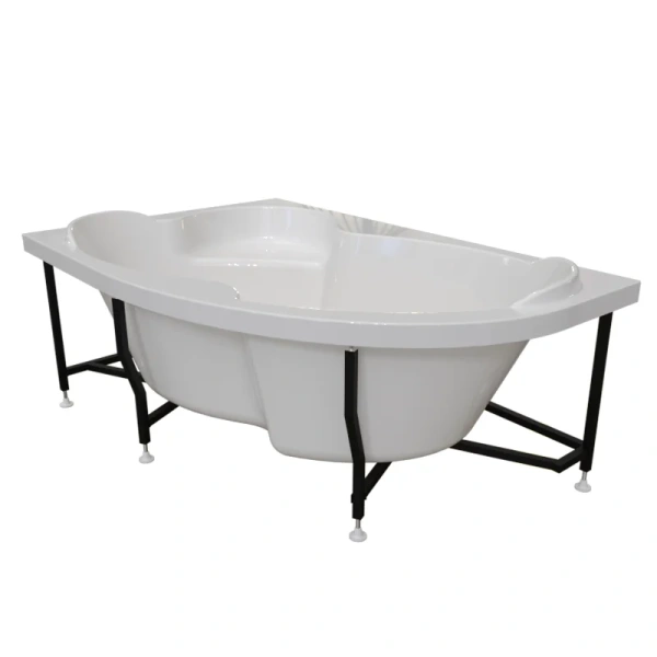 Акриловая ванна Радомир Ирма 2-01-0-1-1-216/ 2-01-0-2-1-216, 149 х 96.5 см, левая/правая, с каркасом, белая, 150 см - фото 8