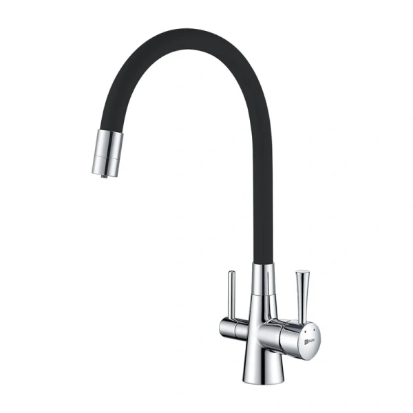 Смеситель для кухни Lemark Ursus LM3075C с гибким изливом