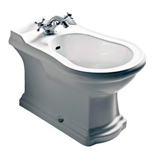 Биде напольное Kerasan Retro с одним отверстием под смеситель - фото 1