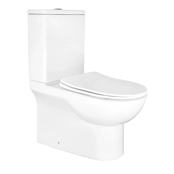 Унитаз компакт Azario Ambra безободковый - фото 3