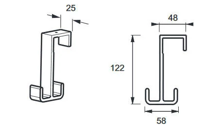 Крючок для ванной Jacob Delafon Nouvelle Vague чёрный - фото 4