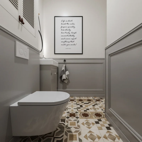 Унитаз подвесной Lavinia Boho Biore с сиденьем микролифт, без бачка, со скрытым бачком index_1 - фото 12