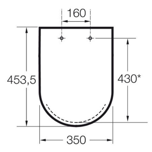 Крышка-сидение с микролифтом Roca The Gap петли хром - фото 2