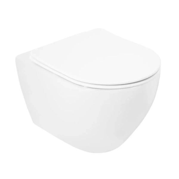 Унитаз с инсталляцией Belbagno Stylus кнопка хром - фото 3
