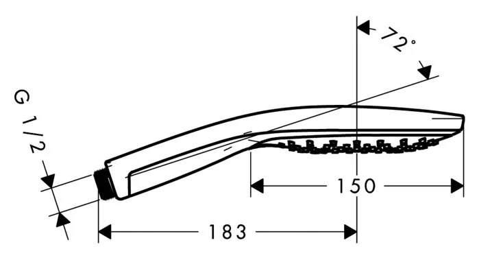 Душевая лейка Hansgrohe Raindance 28588 - фото 2