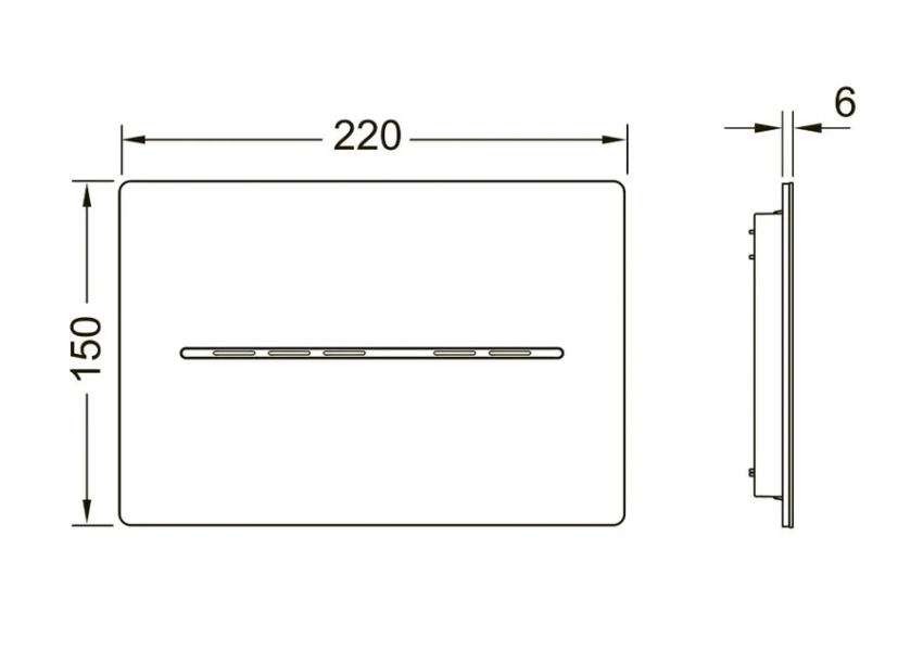 Клавиша смыва Tece TECEsolid 924046 электронная - фото 4