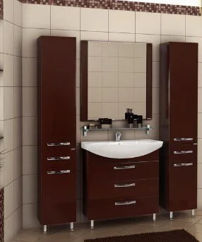 Тумба под раковину напольная Акватон Ария Н 80 см белая, напольная, пристенная - фото 4