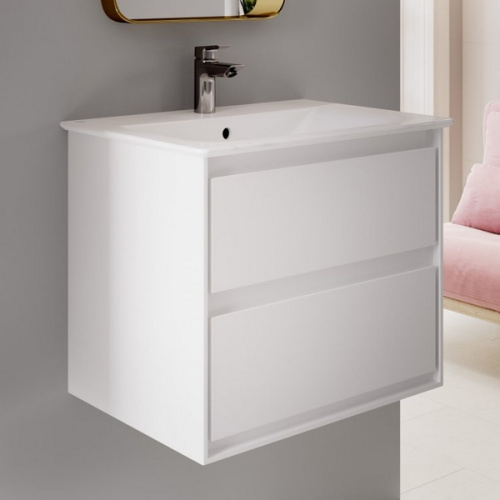 Тумба с раковиной подвесная Ideal Standard Connect Air E0818 60 см с 2-мя ящиками - фото 2
