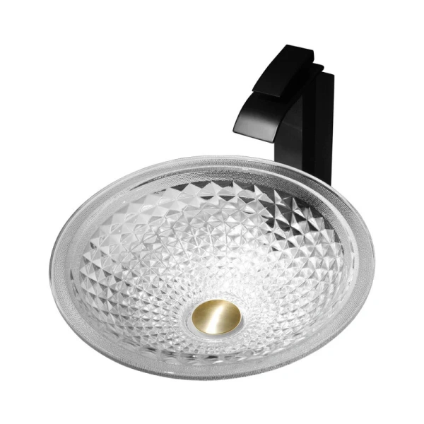 Раковина Abber Glas 41,5 см прозрачная - фото 1