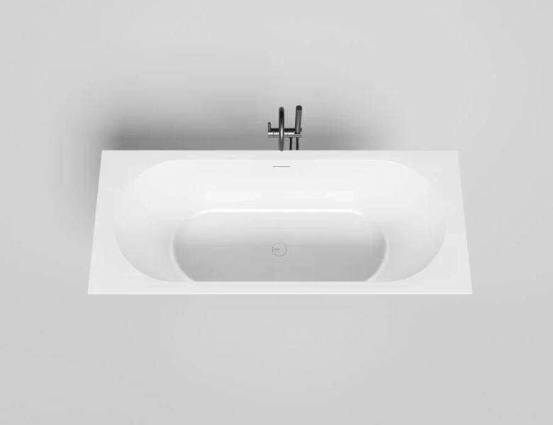 Ванна из искусственного камня Salini Ornella Axis Kit 170х70 см белый глянец, искусственный камень - фото 2
