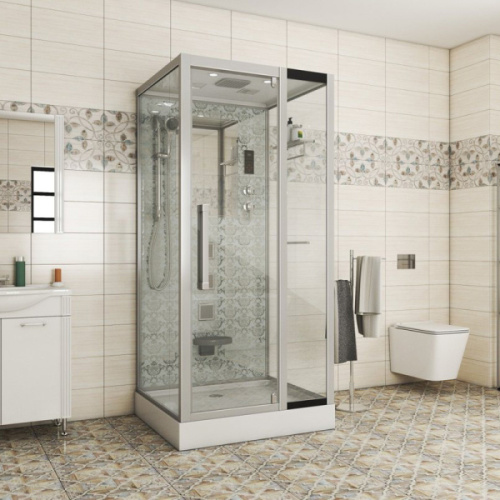 Душевая кабина Niagara Luxe 100х90 см хром, прямоугольные - фото 2