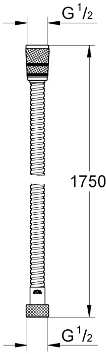 Шланг для душа Grohe Relexaflex хром - фото 2