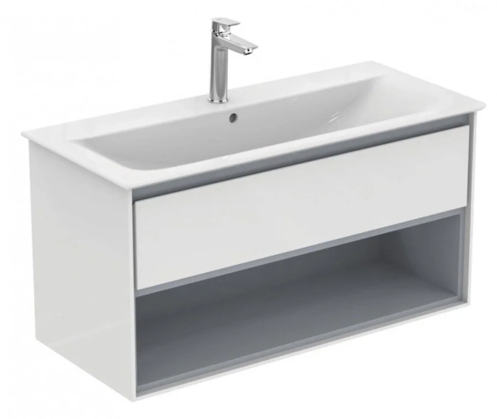 Тумба с раковиной подвесная Ideal Standard Connect Air E0828 100 см с 1-м ящиком