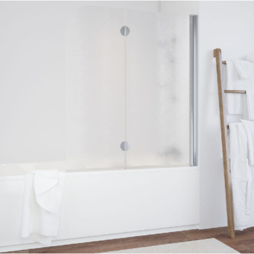 Душевая шторка на ванную стекло шиншилла Vegas-glass E2V 120 02 R, современные, hi-tech - фото 2