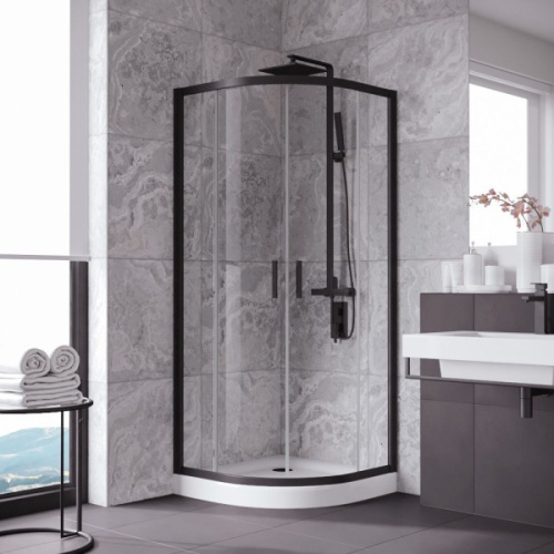 Душевой уголок стекло прозрачное Vegas-glass ZS 90 01, стеклянные, угловые, без поддона - фото 6