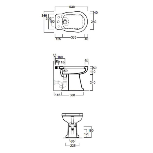 Биде Simas Londra LO 923 - фото 3