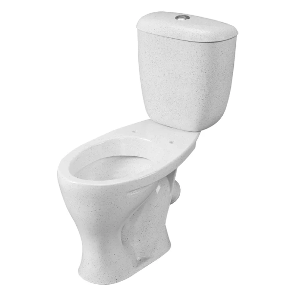 Унитаз компакт Santeri Воротынский крап на белом, с бачком - фото 3