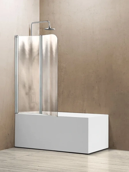 Шторка для ванны Vincea VSB-12114C 114х140 см алюминиевый профиль